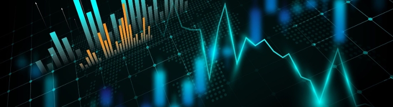 Image of bar and line charts