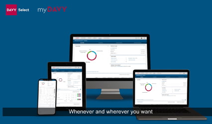 Davy Select video image of multiple devices to access myDavy